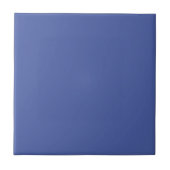 Elegante solide Farbe schlicht Amparo Blau Fliese (Vorderseite)