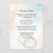 Elegante Sommergoldenringe Hochzeit