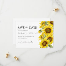 Elegante Sommerhochzeit mit Sonnenblumen
