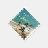 Elegante Sommerhochzeit Serviette (Ecke)