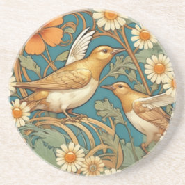 Elegante Songbird Decorative Keramik Tile Getränkeuntersetzer