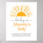 Elegante Sonne wie groß ist das Bauchhoster der Ma Poster (Vorne)