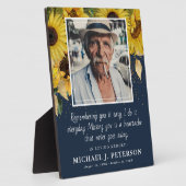 Elegante Sonnenblume im Foto der Gedächtniswahrneh Fotoplatte (Seite)