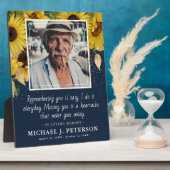 Elegante Sonnenblume im Foto der Gedächtniswahrneh Fotoplatte (Seite)