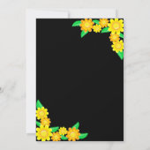 Elegante Sonnenblume Rustikale Hochzeit von Boho B Save The Date (Rückseite)