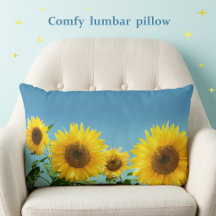 Elegante Sonnenblumen auf Sky Blue Shades