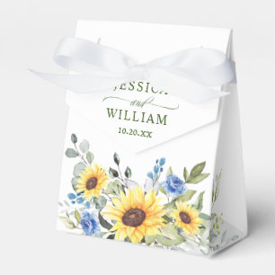 Elegante Sonnenblumen Eukalyptus Blumen Geschenk H Geschenkschachtel