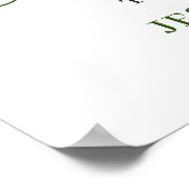 Elegante Sonnenblumen Eukalyptus Wedding Begrüßung Poster (Ecke)