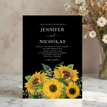 Elegante Sonnenblumen-Hochzeit 