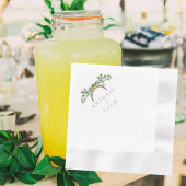 Elegante Sonnenblumen & Lavender Wedding geprägt Serviette