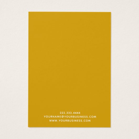 Elegante Sonnenblumen-Schmuckkarte (Rückseite)