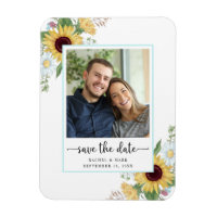 Elegante Sonnenblumenhochzeit rettet das Datum