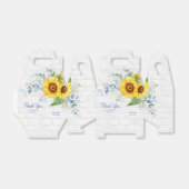 Elegante Sonnenblumenmauer Brick Floral Geburtstag Geschenkschachtel (Ungefaltet)