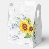 Elegante Sonnenblumenmauer Brick Floral Geburtstag Geschenkschachtel (Geöffnet)