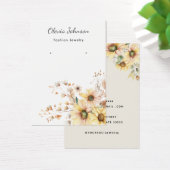 Elegante Sonnenblumenschmuckkarte (Schreibtisch)