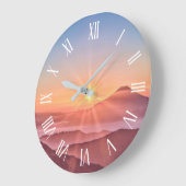 Elegante Sonnenterrasse | Wall-Uhr Große Wanduhr (Winkel)