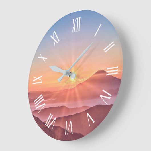 Elegante Sonnenterrasse | Wall-Uhr Große Wanduhr (Winkel)