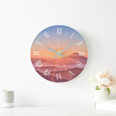 Elegante Sonnenterrasse | Wall-Uhr Große Wanduhr (Zuhause)