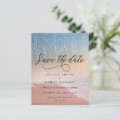 Elegante Sonnenuntergang Sonnenlicht Hochzeit Rett (Stehend Vorderseite)