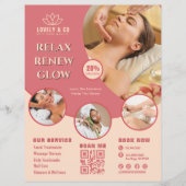 Elegante Spa- und Salon-Schönheitsflyer-Vorlage Flyer (Vorne)