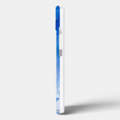 Elegante Spanische Flamenco Tänzerin Lady in Blue Case-Mate iPhone Hülle (Rückseite / Links)