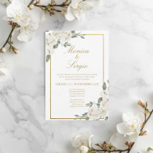 Elegante spanische Hochzeitseinladung