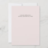 Elegante Sparkling Ocean Beach Hochzeit Einladung (Rückseite)