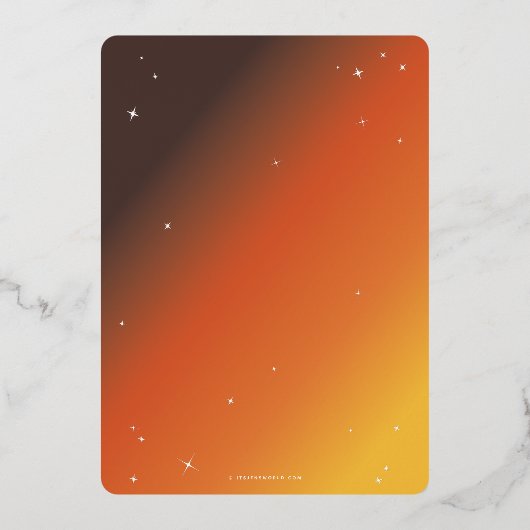 Elegante Spider Web Halloween-Party Einladung (Rückseite)