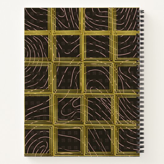 Elegante Spiral Notebook Collection auf Zazzle Notizblock (Rückseite)