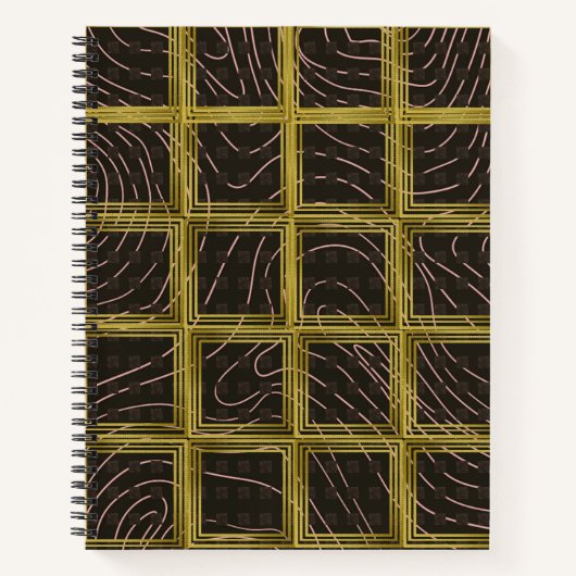 Elegante Spiral Notebook Collection auf Zazzle Notizblock (Vorderseite)