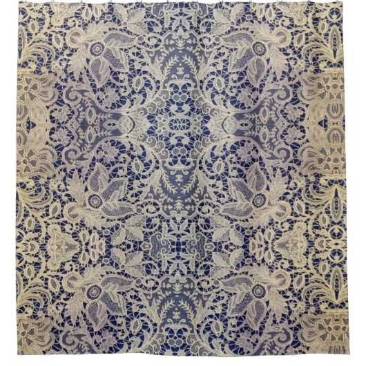 Elegante Spitze Duschvorhang (Vorderseite)