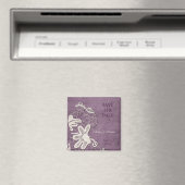 Elegante Spitzen-Liebhaber Speichern Sie das Date  Magnet (In Situ (Geschirrspüler))