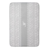 Elegante Spitzen mit (oder ohne) Initial Badematte (Vorderseite Vertikal)