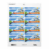 Elegante Split-Wohndruckreinigungsgestaltung (Vorne)