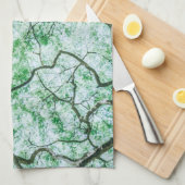 Elegante Spooky Blätter & Branches Küchentücher (Viertel Falte)