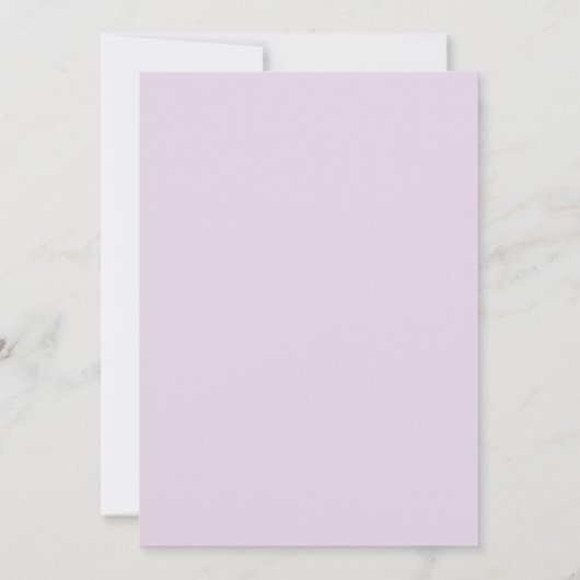 Elegante Spring Florals Hochzeit Einladung (Rückseite)