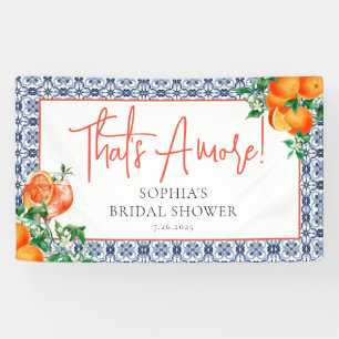 Elegante Spritz Orange Brautparty  Banner