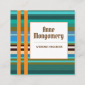 Elegante Square Business Card Quadratische Visitenkarte (Vorderseite)