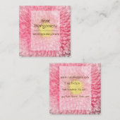 Elegante Square Business Card Quadratische Visitenkarte (Vorne/Hinten)