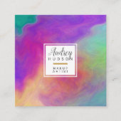 Elegante Square Business Card Quadratische Visitenkarte (Vorderseite)