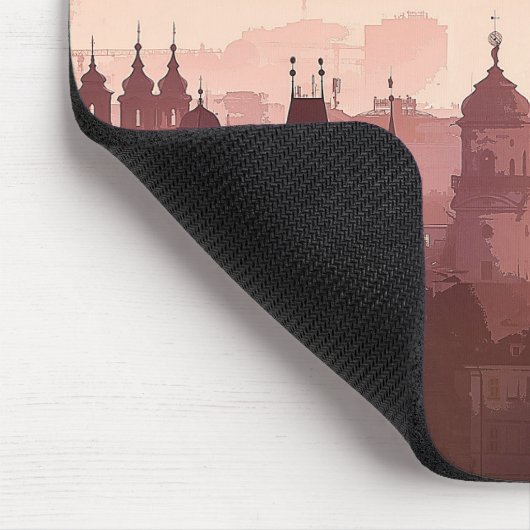 Elegante Stadt Prag - Akrylkunstwerk | Mousepad (Ecke)