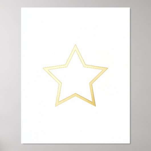 Elegante Star Real Foliendrucke (Vorderseite)