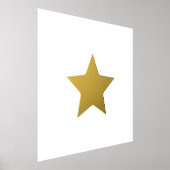 Elegante Star Real Gold Foliendrucke (Ablage )