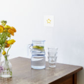 Elegante Star Real Gold Foliendrucke (Ablage(Küche))