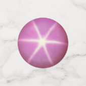 Elegante Star Sapphire Gemstones Konfetti (Klein Vorderseite)