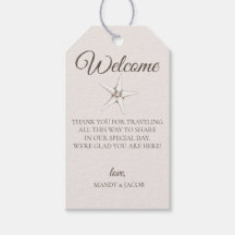 Elegante Starfish Wedding Welcome Bag