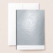 Elegante Starry night Wedding Einladung Modern (Rückseite mit Umschlag)