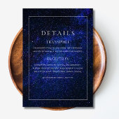 Elegante Starry night Wedding Einladung Modern