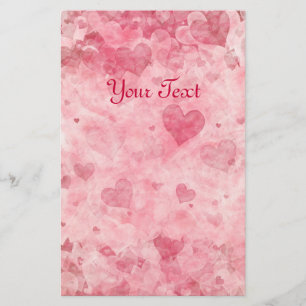 Elegante Stationery mit Herz Briefpapier
