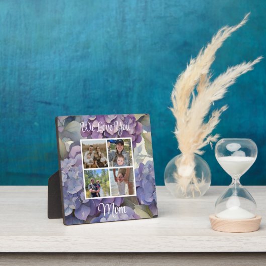 Elegante, staubige, lila Hydrangeas Fotoplatte (InSitu)